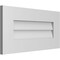 Ekena Millwork Vertical Surface Mount PVC Gable Vent: Non-Functional, w/ 3-1/2"W x 1"P Standard Frame, 24"W x 12"H GVPVE24X1201SN - alternate 4